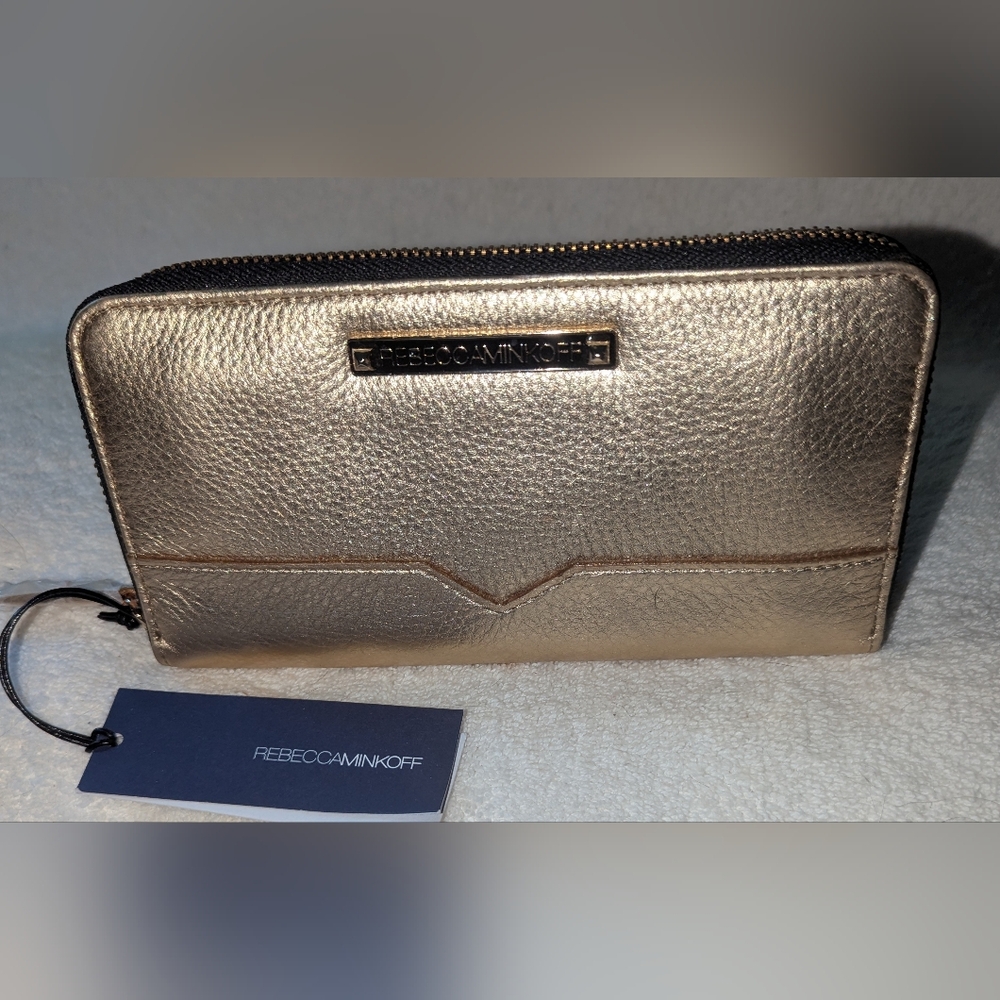 Rebecca Minkoff Pale Gold Continental Wallet